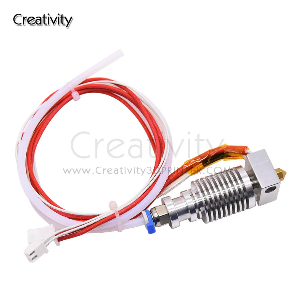 10PCS CR10 Hotend Extruder Kit Hot End Kit for 3D Full Metal J-head Ender-3/V2/5 Bowden Extruder 12/24V 40W 3D Printer Parts