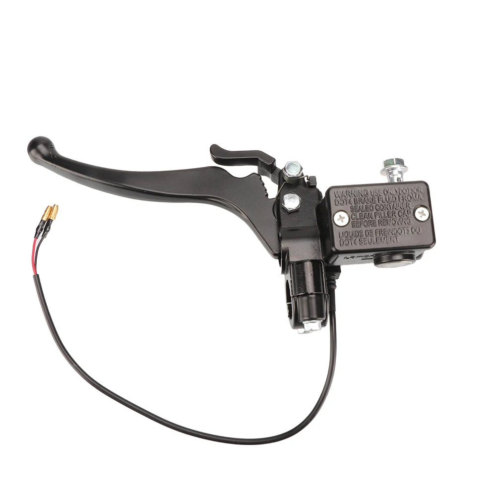 

Мотоциклетный левый/правый Тормозной насос, передний главный цилиндр, гидравлический рычаг, подходит для квадроциклов, карт, квадроциклов, кроссовых велосипедов, четырехколесных скутеров, 1 шт.