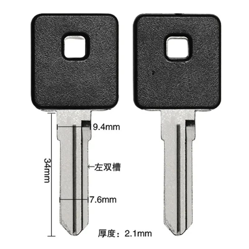 

34 мм мотоциклетный черный пустой ключ с необрезанным лезвием для Harley Sportster XL 883 1200 XL883 C N L R XL1200 C R N L XL 1200 C N L R 883