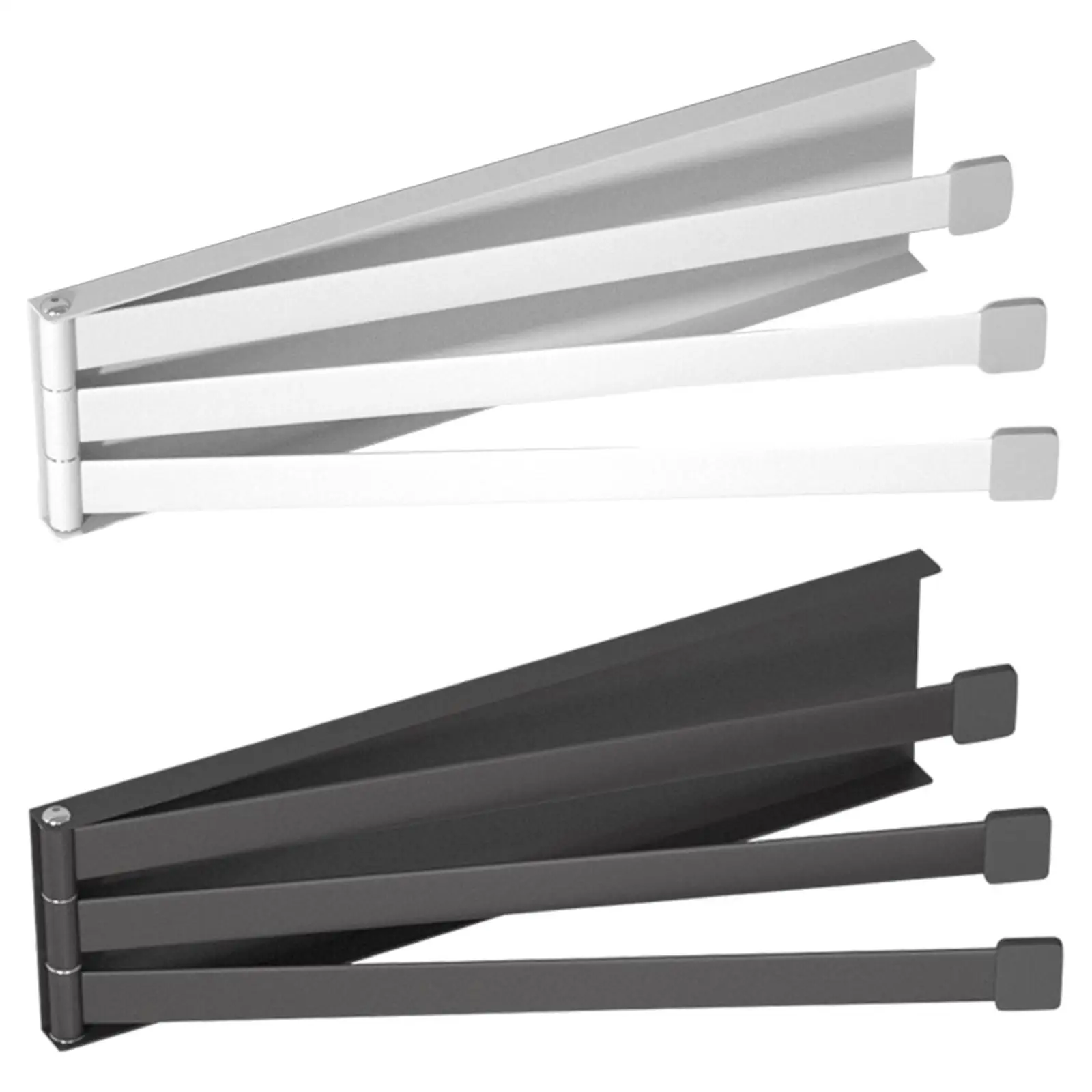 

Swivel Towel Bar 3 Swing Arms Steel Wall Mounted Towel Rack Rail Holder Organizer for Bathroom Accessories Hardware