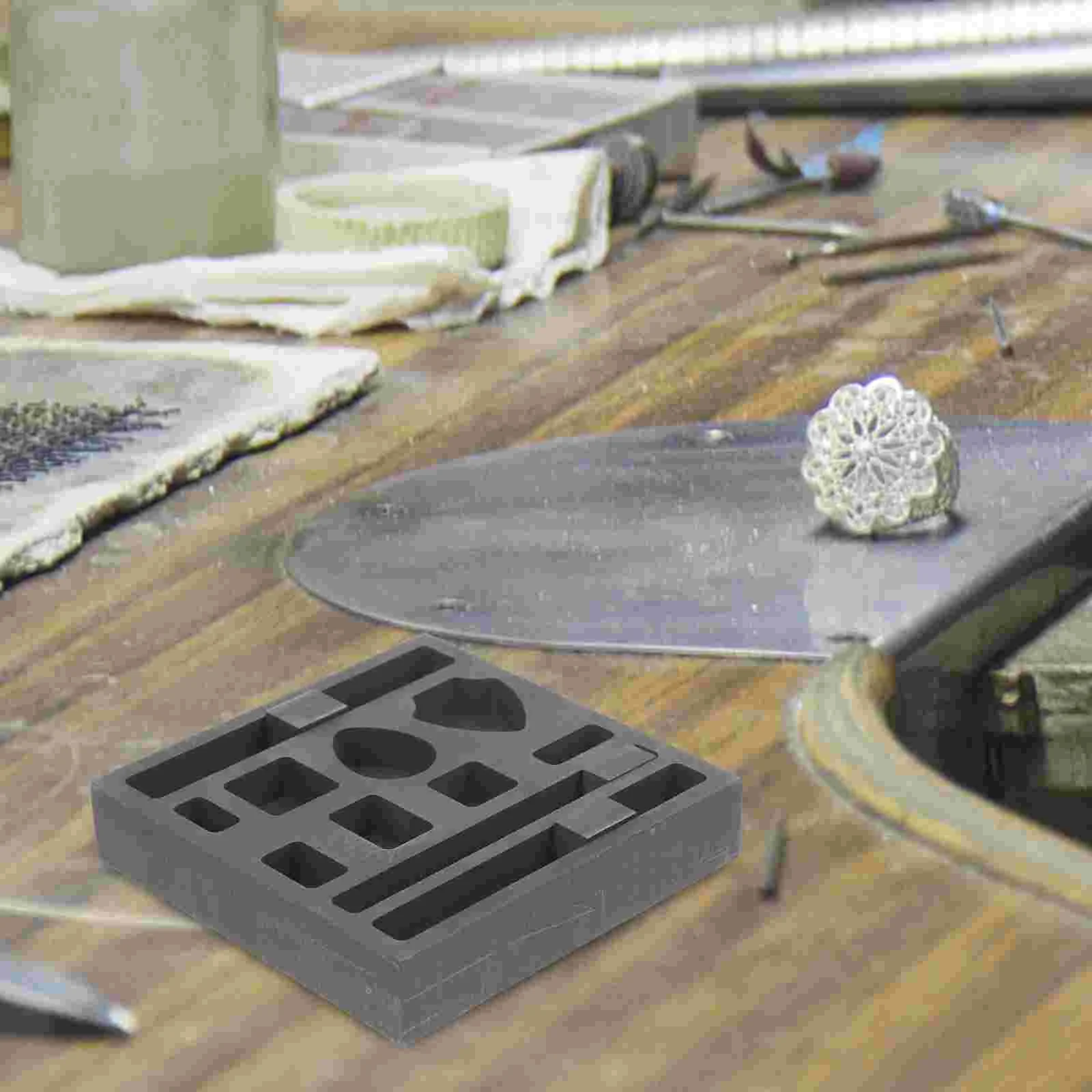 Графитовый масляный бак пористая форма золото для литья свинца плавильный