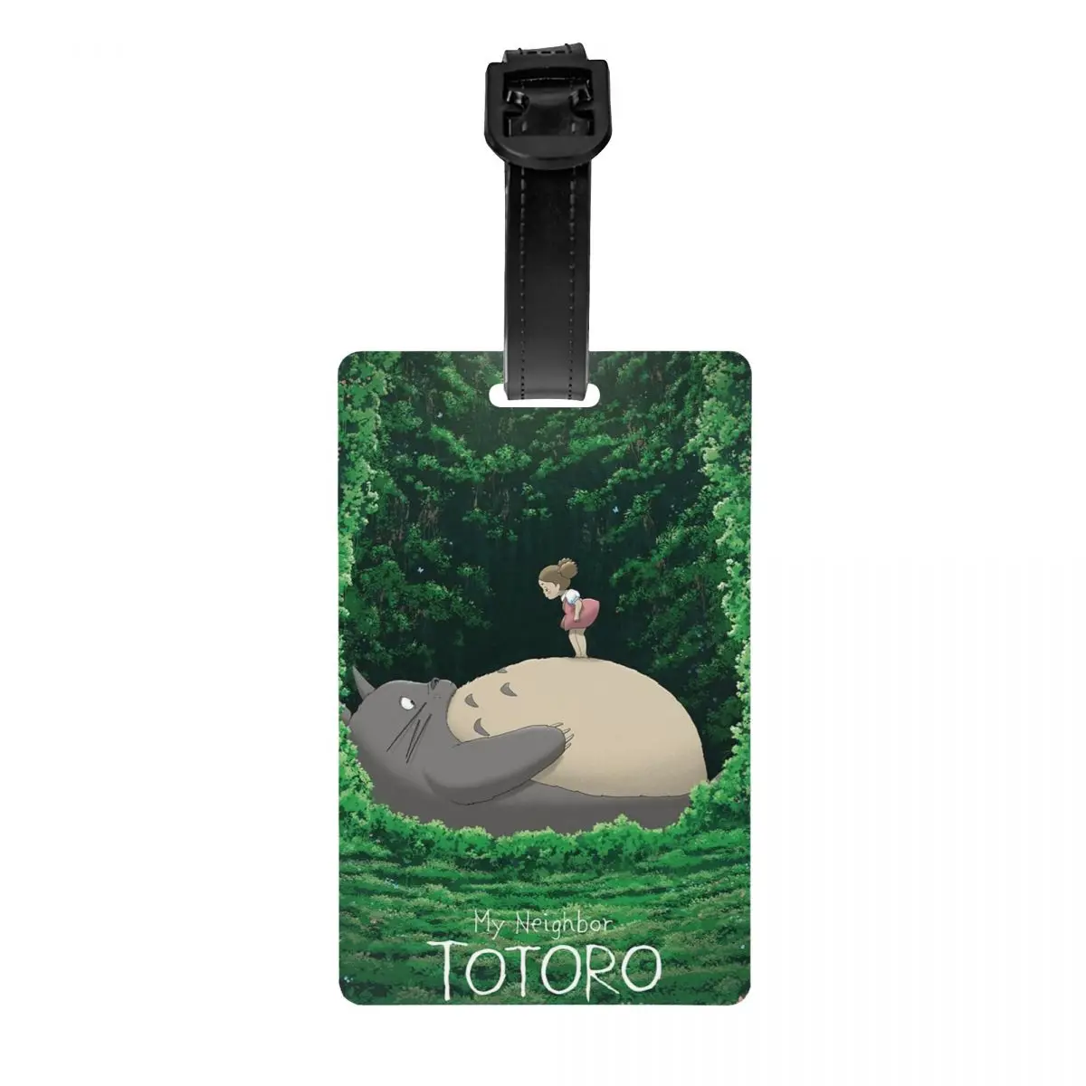 

My Neighbor Totoro Luggage Tag Suitcase Travel Accessories PVC Anime Mei Forest Holder Baggage Boarding Tags Address Women Men