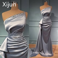 xijun glitter beadings prom dresses gorgeous exquisite long mermaid women evening dresses elegant one shoulder vestidos de gala