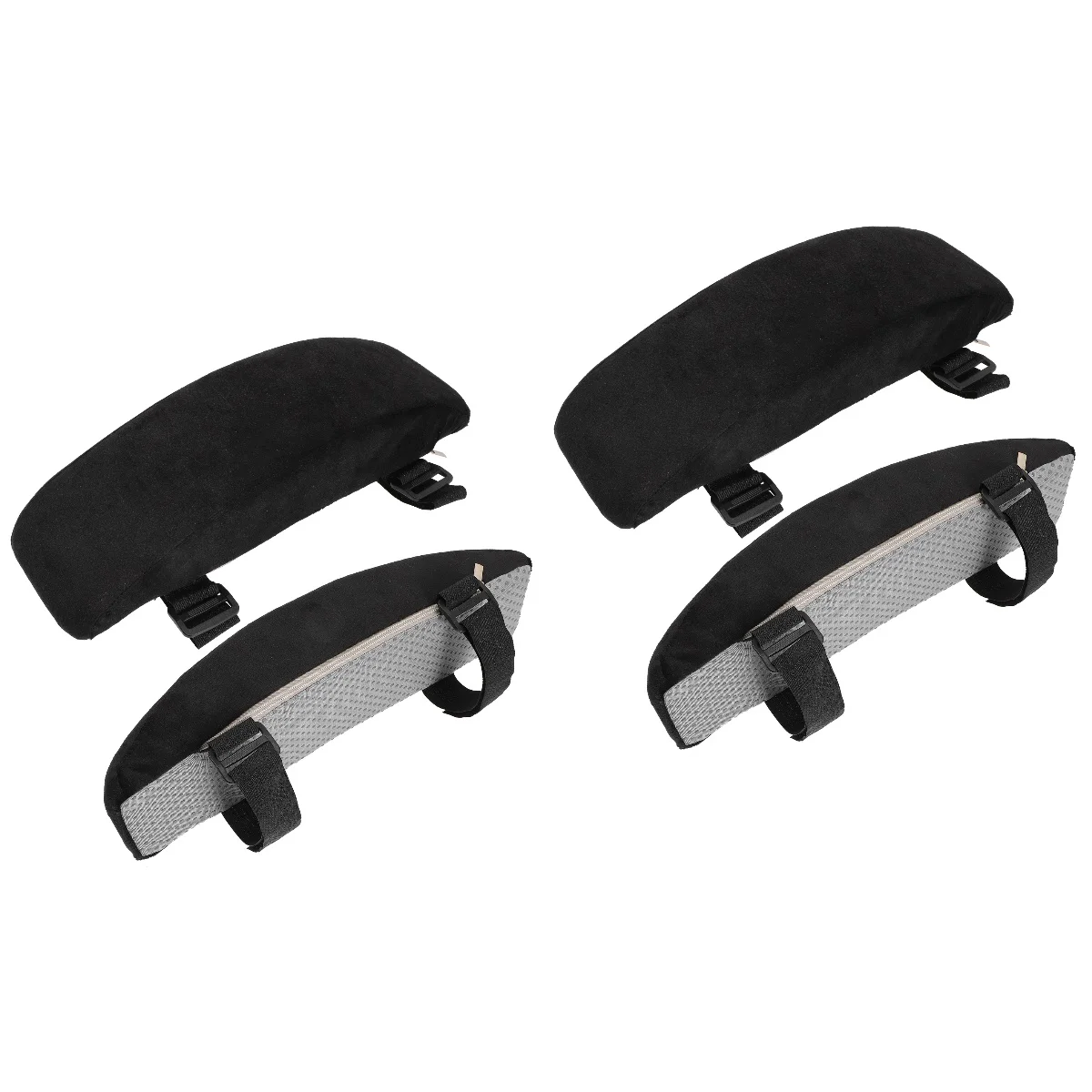 

2 Pairs Comfortable Chair Armrest Cushion Office Chair Armrest Pad Wear-resistant Armrest Pad