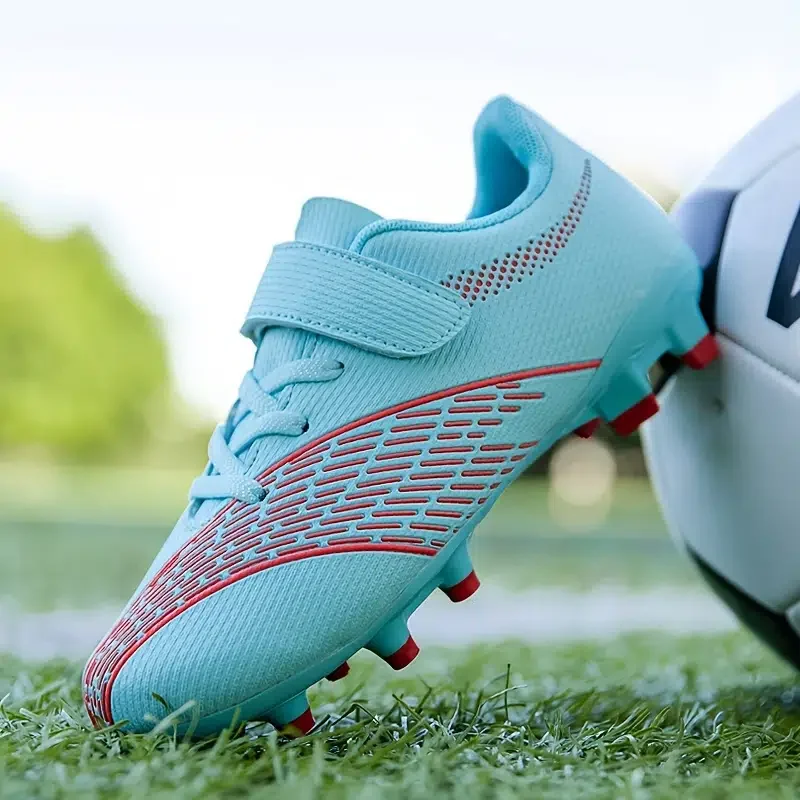 New Kid's Breathable Anti-slip Cleat Lightweight Durable Softness Sneakers For Outdoor Running Training