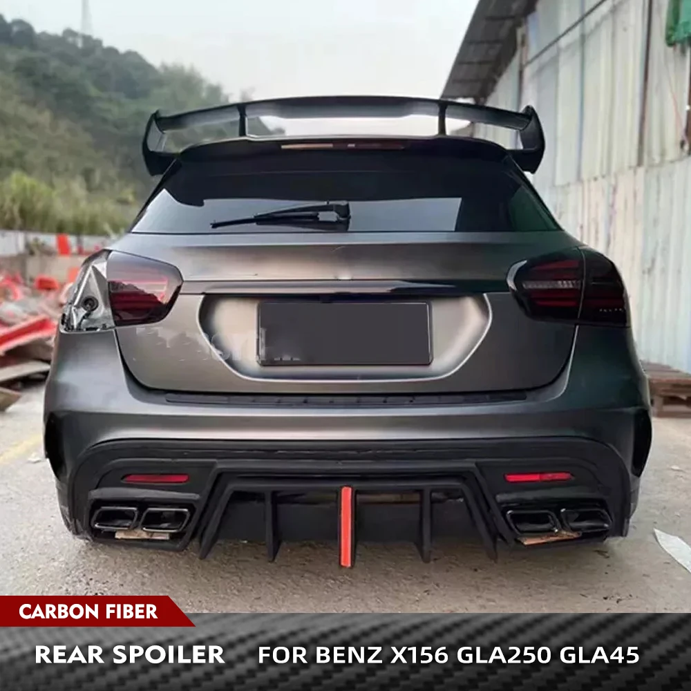 Автомобильный задний спойлер на крышу для Benz X156 GLA250 GLA45 2013-18 автомобильный из