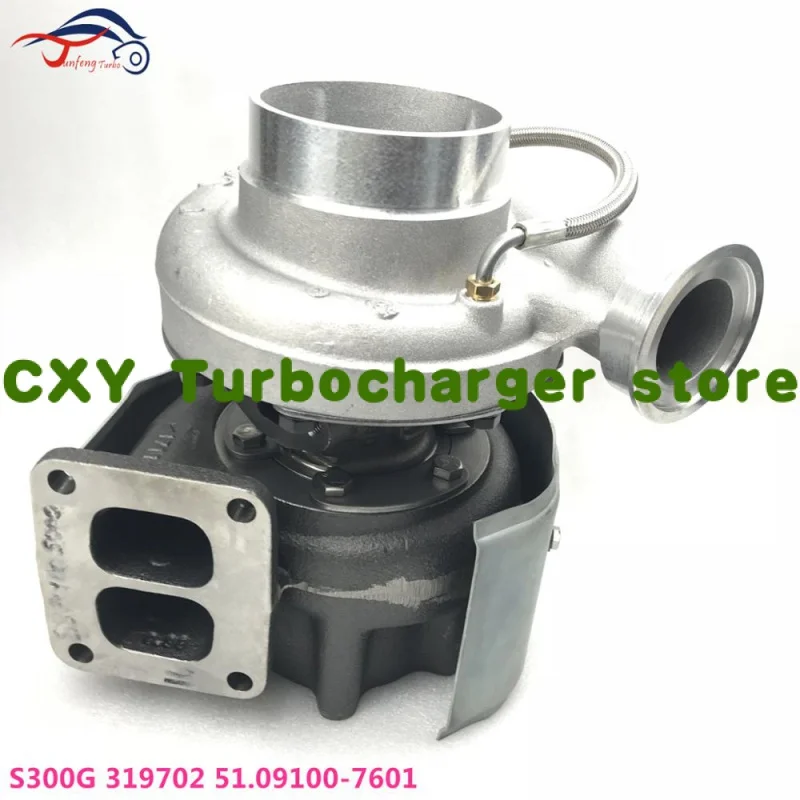 Турбокомпрессор двигателя S300G Turbo 319702 51 09100-7601 D2840LF25 для Man Truck либхер