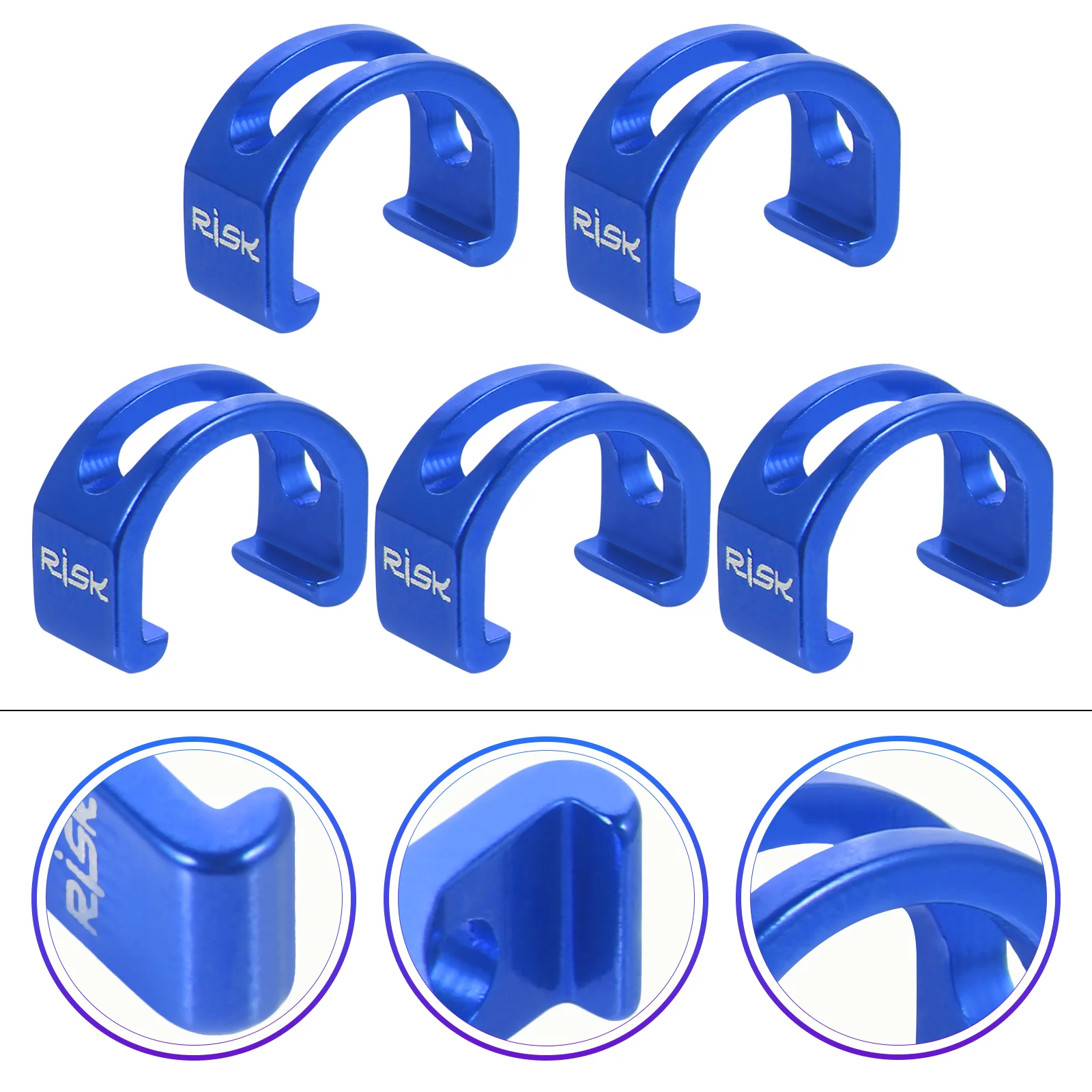 5 шт. направляющая для велосипедного троса зажим велосипедной пряжки