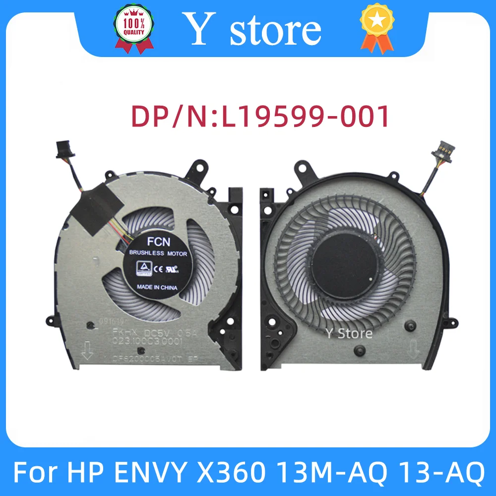 

Новый Кулер Y Store для охлаждения процессора HP ENVY X360 13M-AQ 13-AQ 13M-AG DC5V L19599-001 вентилятор радиатора DFS200005AVOT 023.10003.000