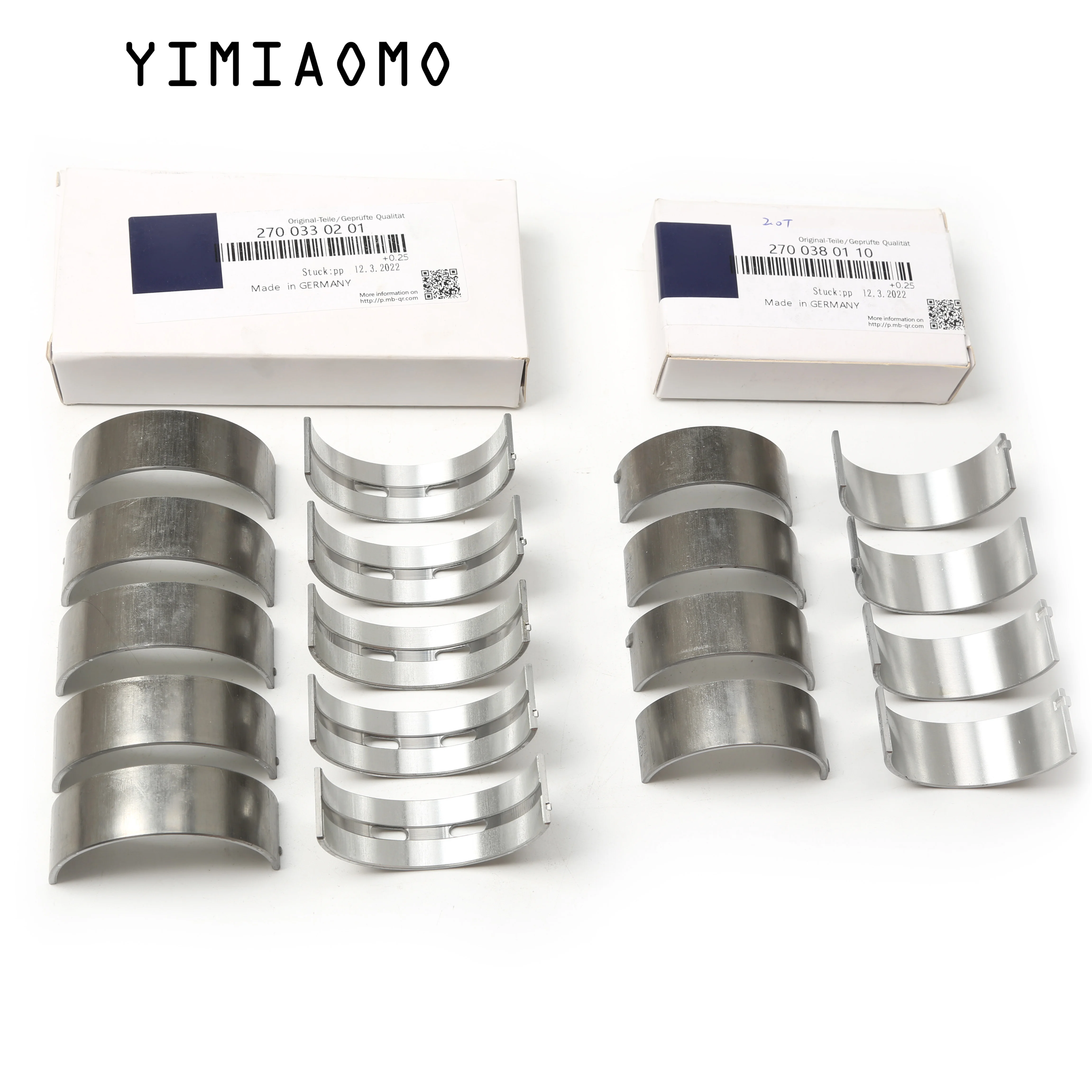 

New 2700330202 Crankshaft And Connecting Rod Bearing Oversized 0.25MM Kit For Mercedes-Benz W176 W246 X218 A207 X156 A2710380511