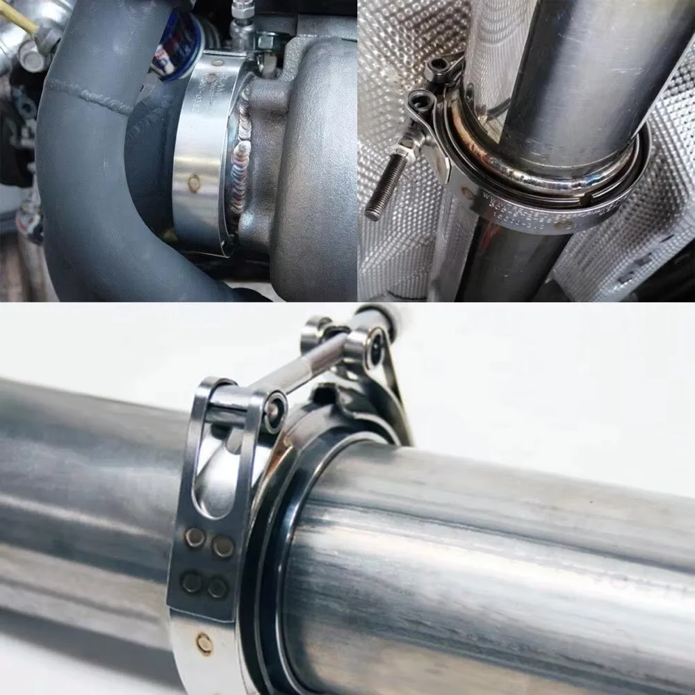 V-образный Быстроразъемный Зажим С Фланцем Dad-Mom Для Компрессионных Труб