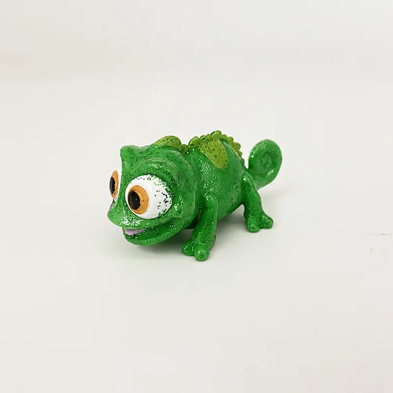 

Disney Tangled Rapunzel Pascal the Chameleon Action Figure Toys Mini Size Pascal Figures Decoration Model Toys Gift for Kids