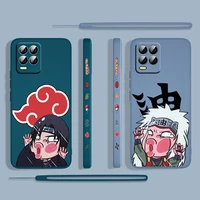 cute anime naruto boys for oppo realme 50i 50a 9i 8 pro find x3 lite gt master a9 2020 liquid left rope phone case capa cover