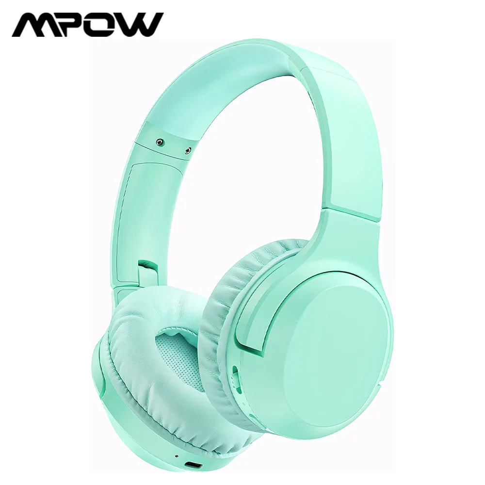 

MPOW CHE2 PRO Bluetooth 5.0 Headphones Kids Wireless Headphones with MIC 60H Playtime Stereo Sound 85/94dB Volume Limited