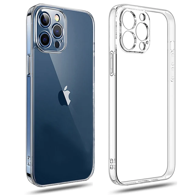Clear Phone Case For iPhone 11 12 13 14 Pro Max Case Silicone Soft Cover For iPhone 13 Mini X XS Max XR 8 7 Plus 5 SE Back Cover 1