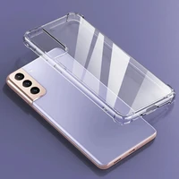 transparent shockproof silicone phone case for samsung galaxy note 20 clear four corner back cover for galaxy note 20 ultra