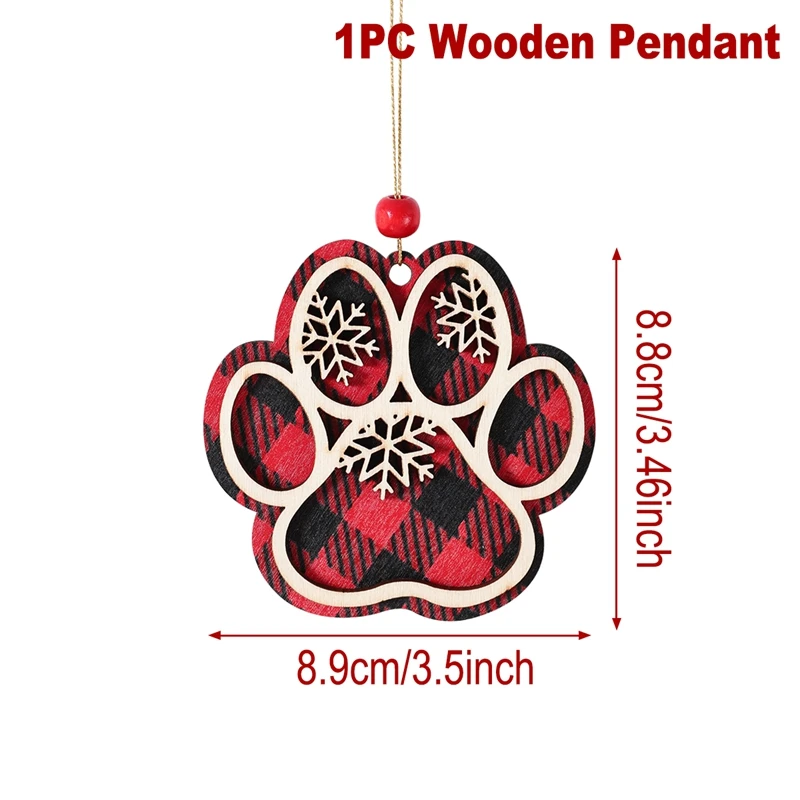 

Рождественская подвеска Christmas Dog Paw