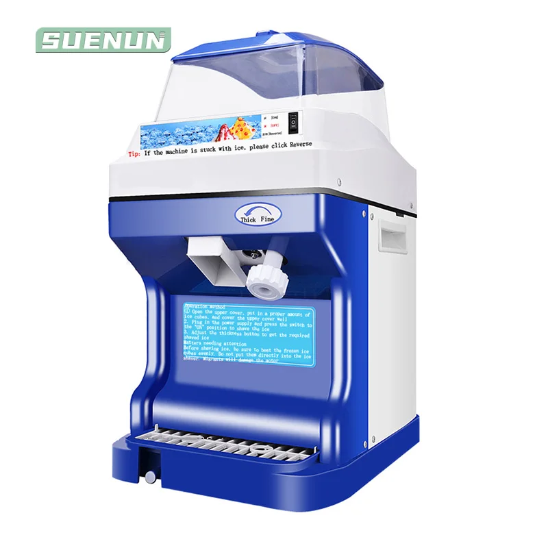 Электрическая бритая машина для льда 220 В коммерческий магазин чая с молоком
