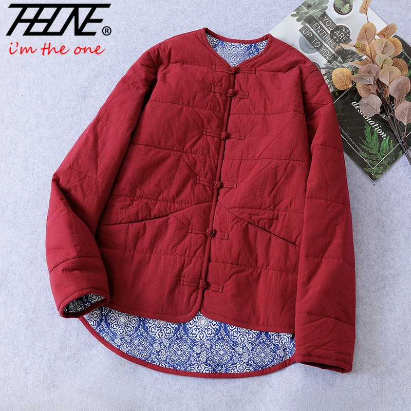 THHONE осенне-зимняя женская одежда куртка пальто парки винтажная корейская