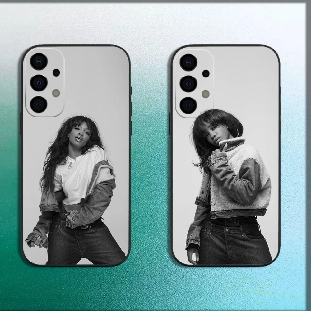 Чехол для телефона Singer S-SZA Imani Rowe Samsung Galaxy A13 A21s A22 A31 A32 A52 A53 A71 A80 A91 мягкий черный