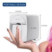 ce portable mobile nail printer with wifi digital nail art printer machine power bank to print nails 3d printer