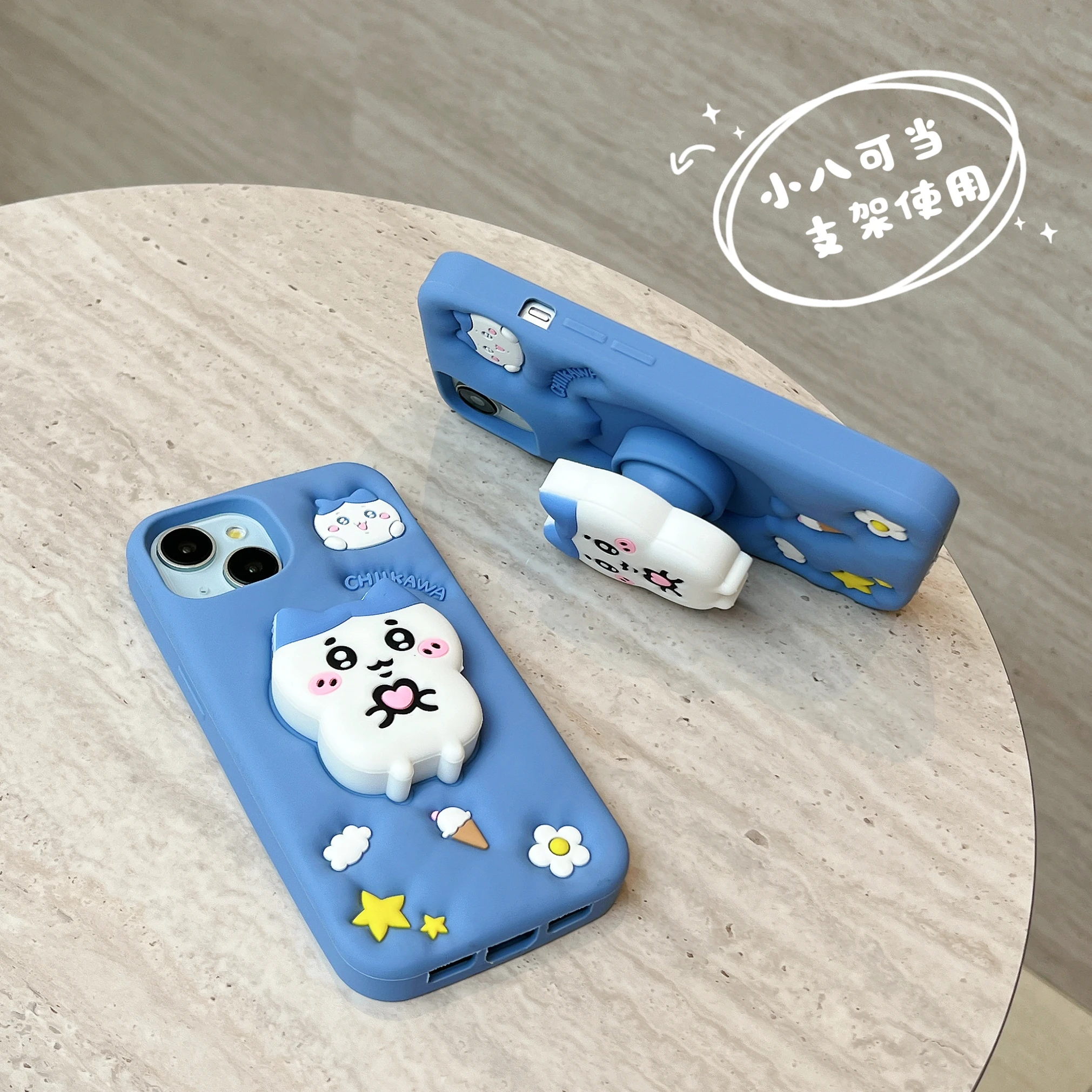 Милый чехол для телефона Chiikawa Hachiware Usagi мультяшное аниме iPhone 11 12 13 14 15 Pro Max мягкий