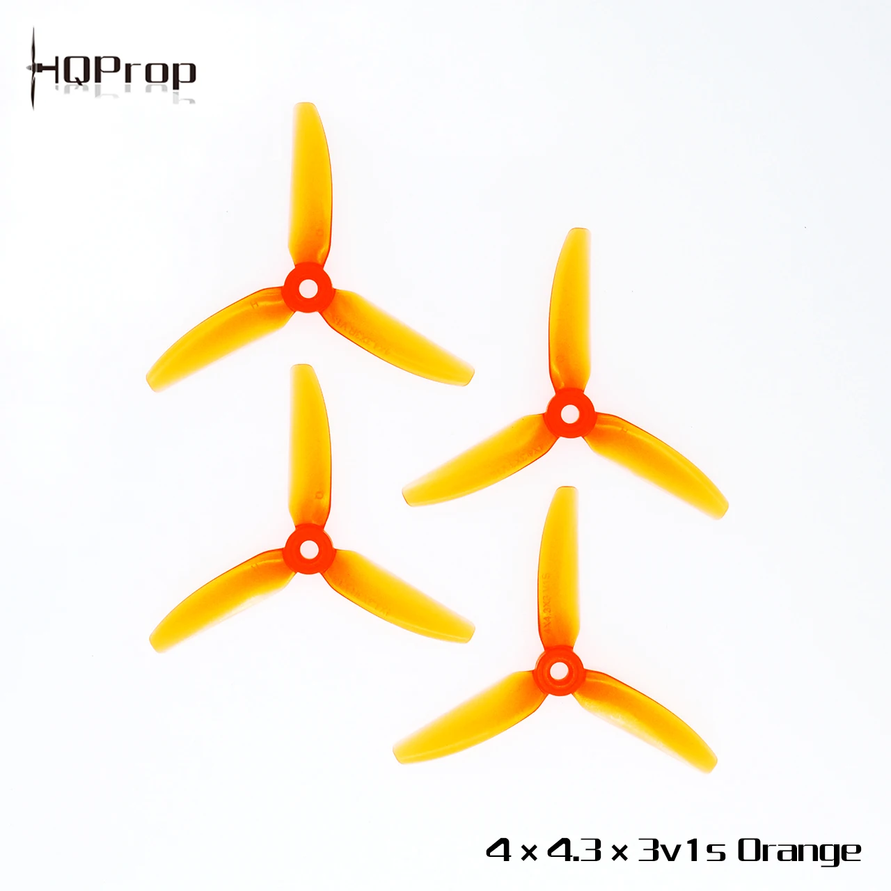 

12Pairs HQPROP 4X4.3X3V1S 4043 3-Blade PC Propeller for FPV Racing Freestyle 4inch Toothpick Cinewhoop Micro Long Range Drones