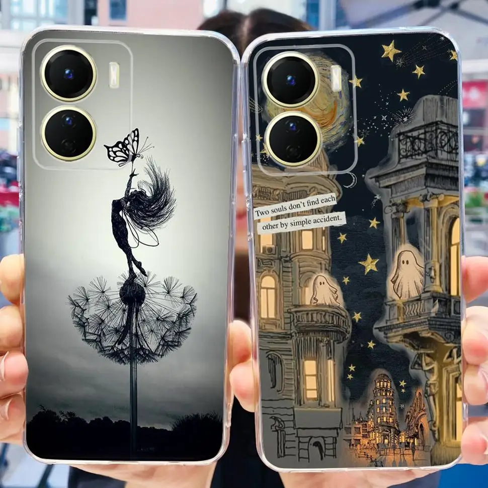 Для Xiaomi Poco X7 Pro 5G Чехол PocoX7Pro Dargon Мягкий ТПУ Ультратонкая задняя крышка Redmi Turbo 4 Turbo4