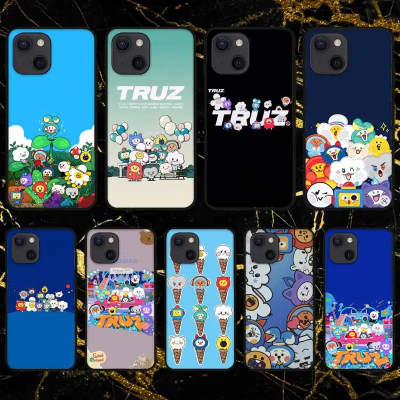Чехол для телефона ZORORONG TREASURE Kpop Truz iPhone 11 12 Mini 13 Pro XS Max X 8 7 6s Plus 5 SE XR |