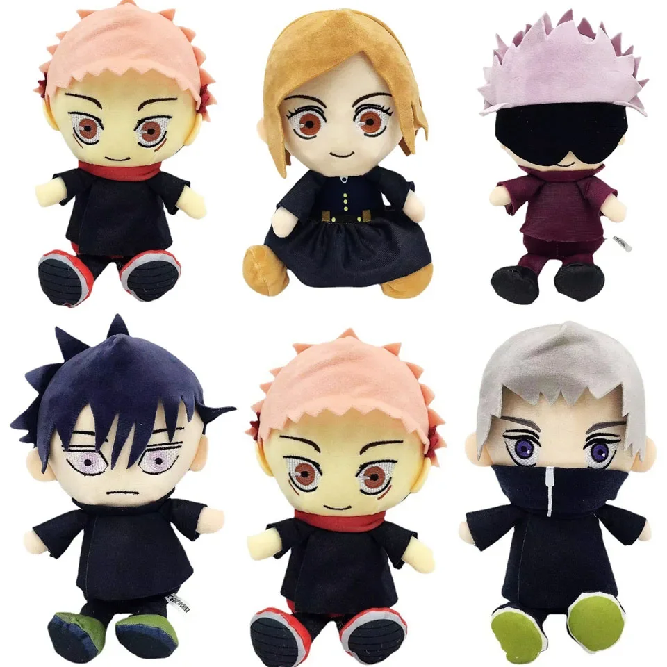 Набор Плюшевых Игрушек-персонажи Аниме Satoru Gozu Fushiguro Megumi Itadori Yuji Inumaki Toge Милая Кукла