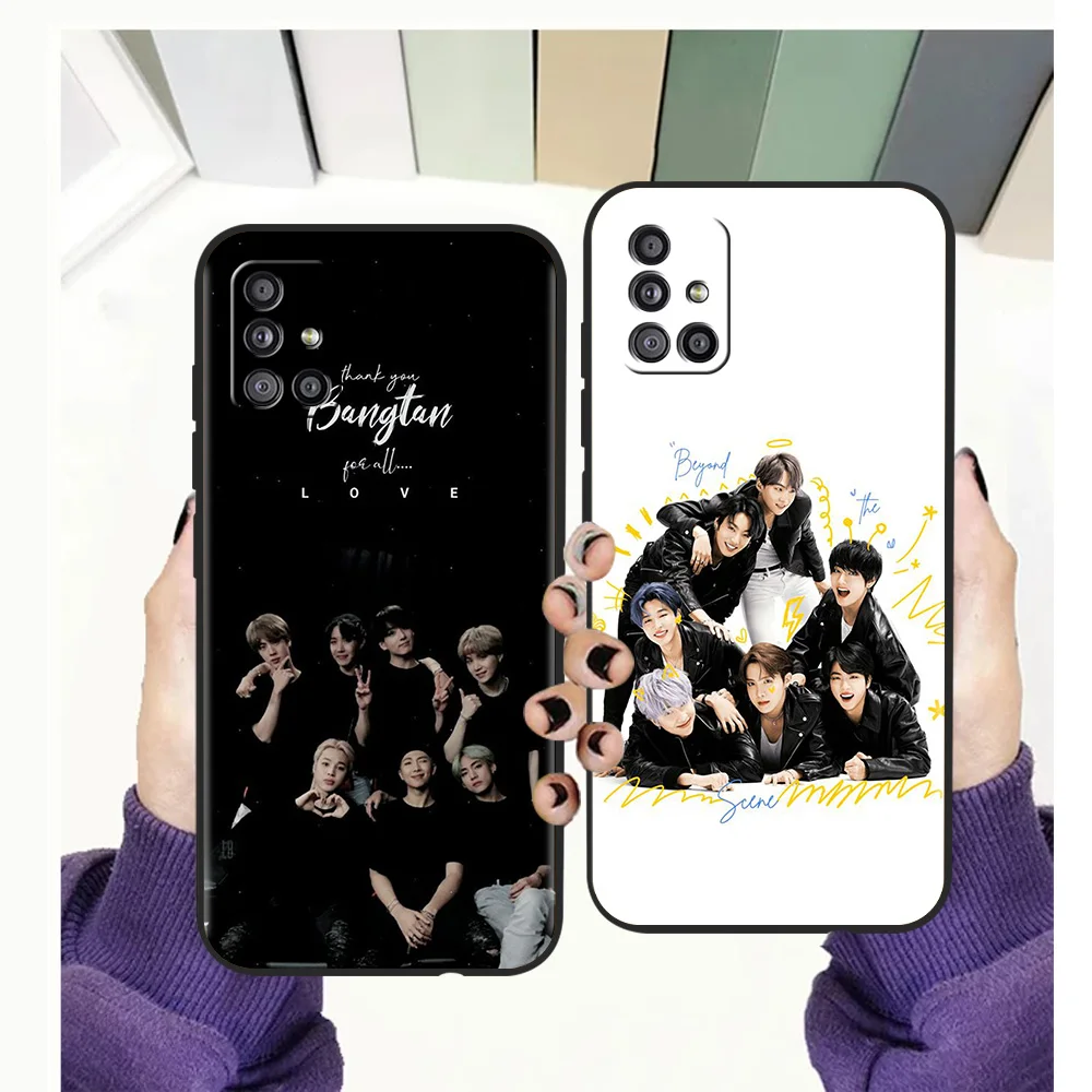 hot kpop bts boys phone case for samsung galaxy a51 a71 a32 a52 a13 a22 m31 m21 m22 5g 2021 a01 a11 a21s a31 a41 soft shell tpu free global shipping