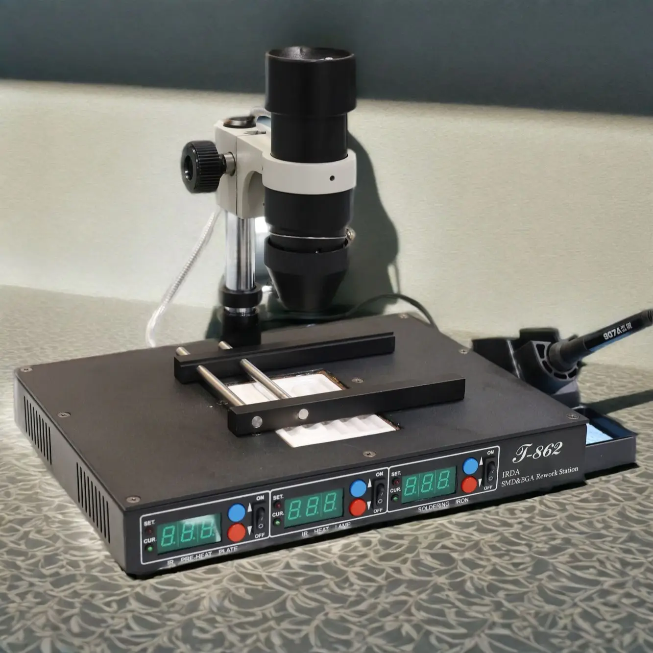 PUHUI T-862 T862 IRDA Инфракрасная паяльная машина BGA станция для распайки SMD SMT