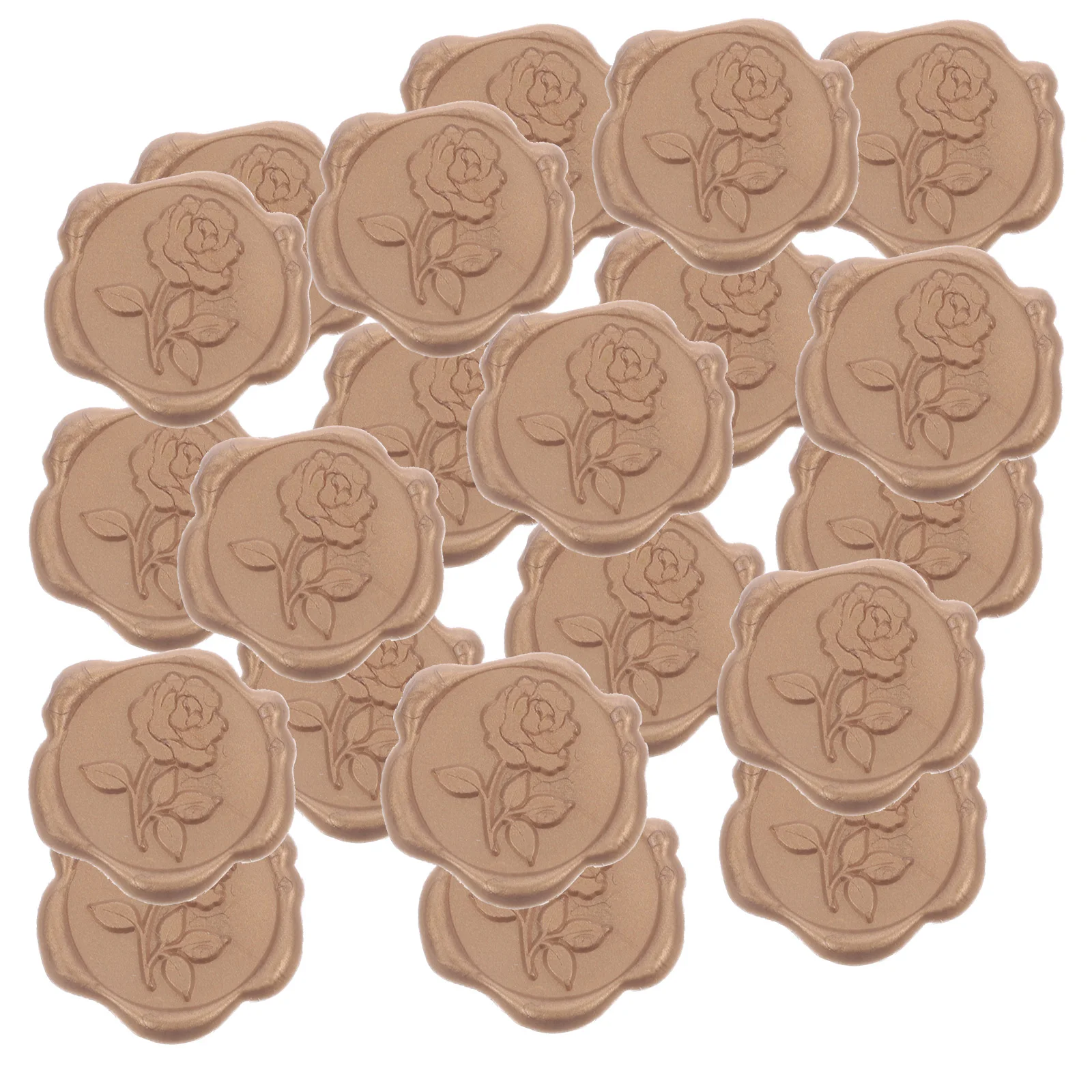 

25Pcs Wax Seal Stickers Adhesive Envelope Seals Embossed Seal Stickers Envelope Seal Stickers Decors