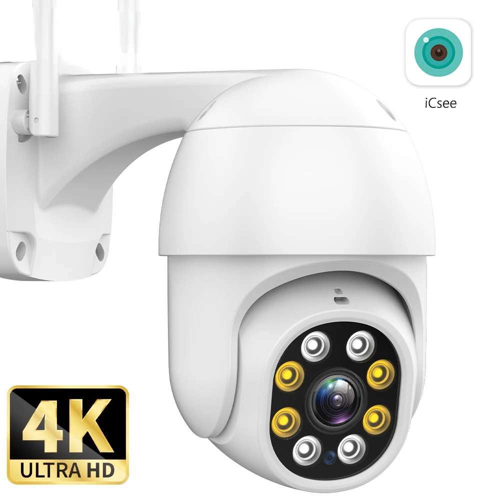 

IP-камера наружная, 8 Мп, HD, 4K, H.265, Wi-Fi, PTZ, 5 Мп