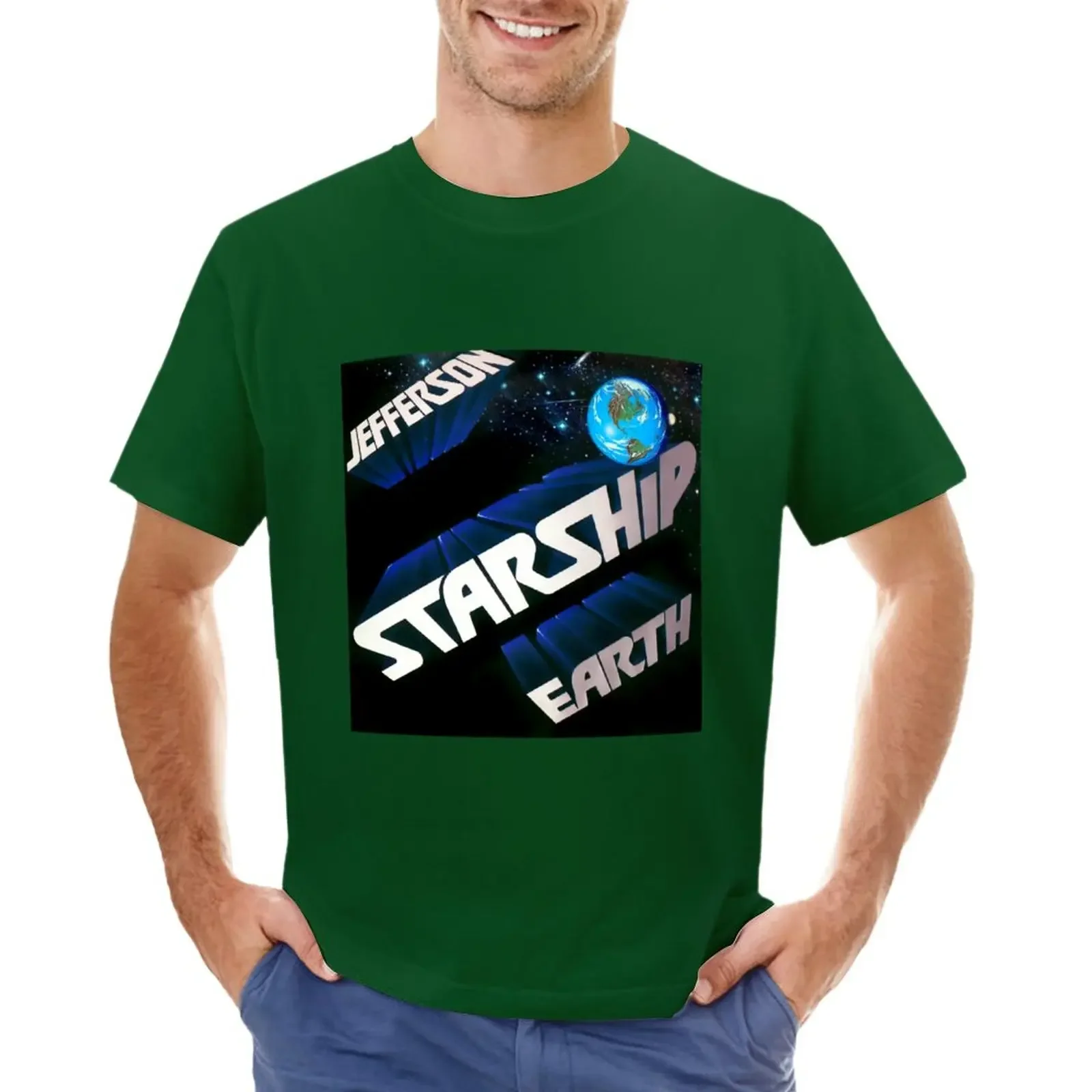 Футболка мужская с коротким рукавом дизайнерская рубашка рисунком земли уличная