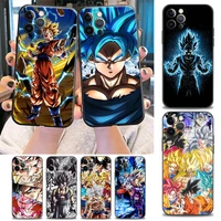 phone case for iphone 11 12 13 pro max 7 8 se xr xs max 5 5s 6 6s plus tpu case fundas coque shell capa goku anime dragon ball z