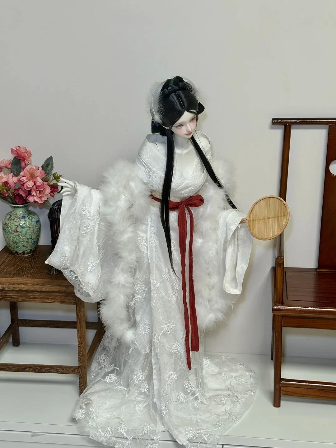 Фото Новая кукла BJD 1/3 Xiaoshu Tianxie, красивая женщина, высококачественный макияж, голова из смолы, игрушка-подарок, кукла-ангел с макияжем в наличии. №4