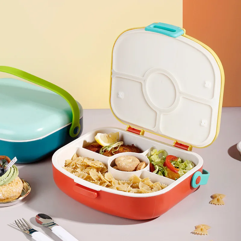 

Коробка Bento для фруктов, салата, сэндвич-коробки для детей, Рабочий Ланч-бокс, назад в школу, кемпинг, контейнер для еды