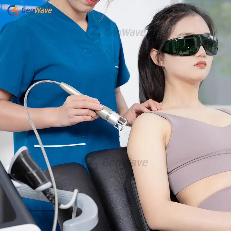 1064 нм высокоинтенсивная лазерная терапия ESWT 10 бар Ed Shock Wave быстрое облегчение