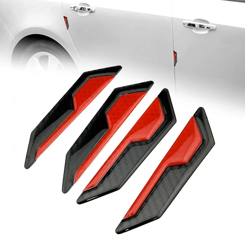 

4PCS Car Door Scratch Protective Anti-collision Protection Strip Stickers Door Handle Protector Traceless Light Reflection
