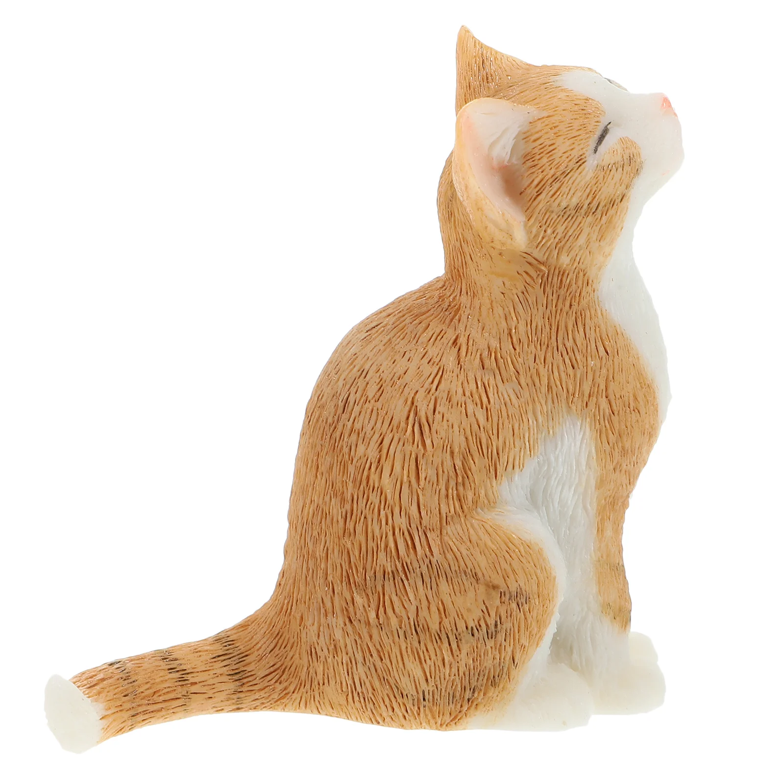 

Cat Ornaments Crafts Resin Figurine Lifelike Statue Decorate Figurines Miniatures Statues Garden