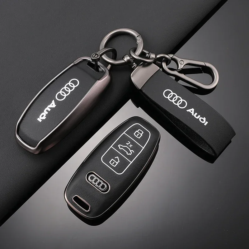 

Модный чехол из ТПУ для автомобильного смарт-ключа с дистанционным управлением, аксессуары для автостайлинга для Audi A3 A4 B9 A6 A7 4K A8 E-tron Q5 Q8 C8 D5 SQ8