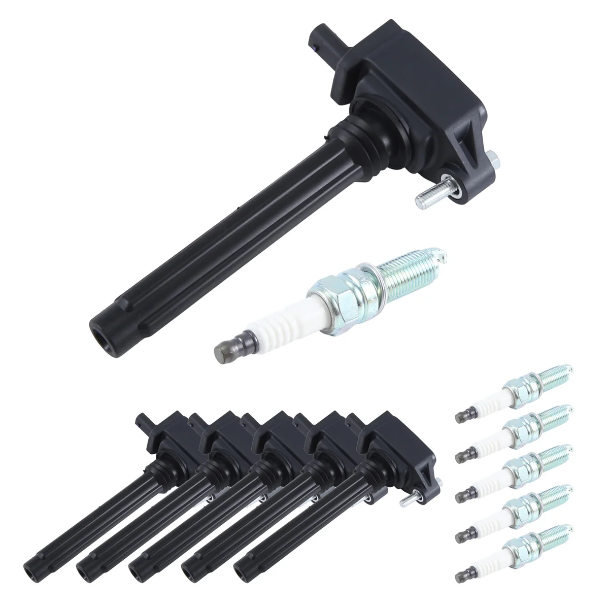 Катушка зажигания UF648 с свечей 6 упаковок 5149168AH SILZKR7B11 для Dodge Jeep Ram 3.6L