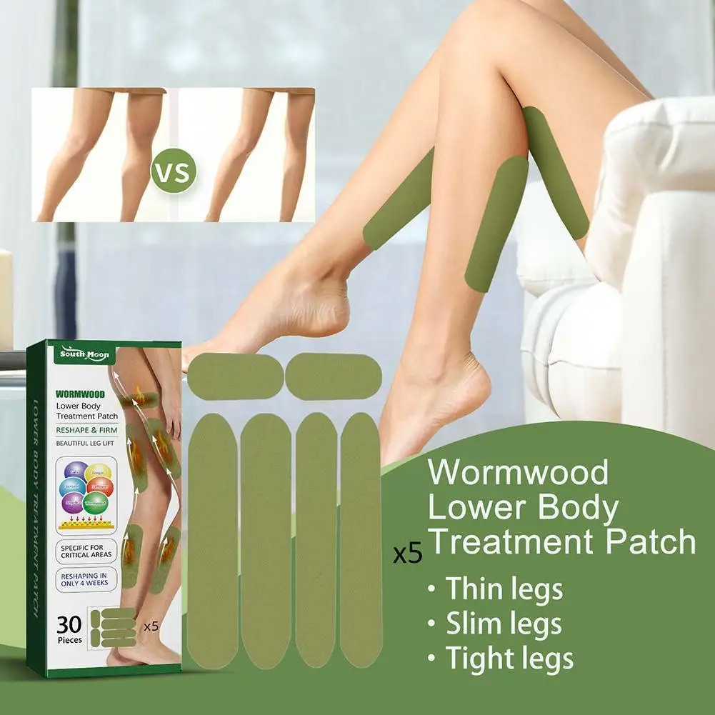 

30pieces Wormwood Beautiful Leg Paste Lazy Shaping And Beautiful Leg Shaping Legs Lifting Muscles Paste Thighs Firming Pull D4K9