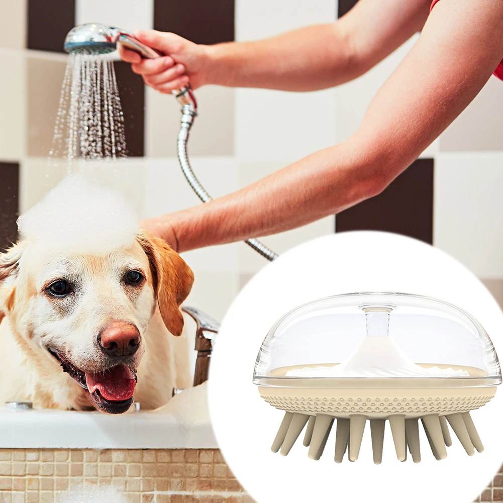 

Pet Accessories For Dogs Shampoo Massager Brush Bathroom Puppy Cat Massage Comb Grooming Shower Brush For Bathing Soft Brushes