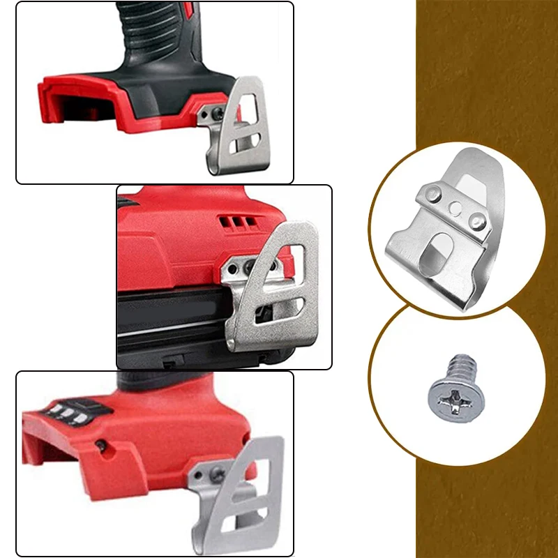 Belt Hook Clip For Milwaukee Electric Drill Tool Belt Clip Hook For 2604-20 18V Brushless Impact Wrench Power Tools Accessories
