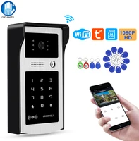 Tuya Video Doorbell Camera WiFi Wireless Intercom System Home 1080P HD Digital Video Door Phone With RFID Code Keypad APP Unlock