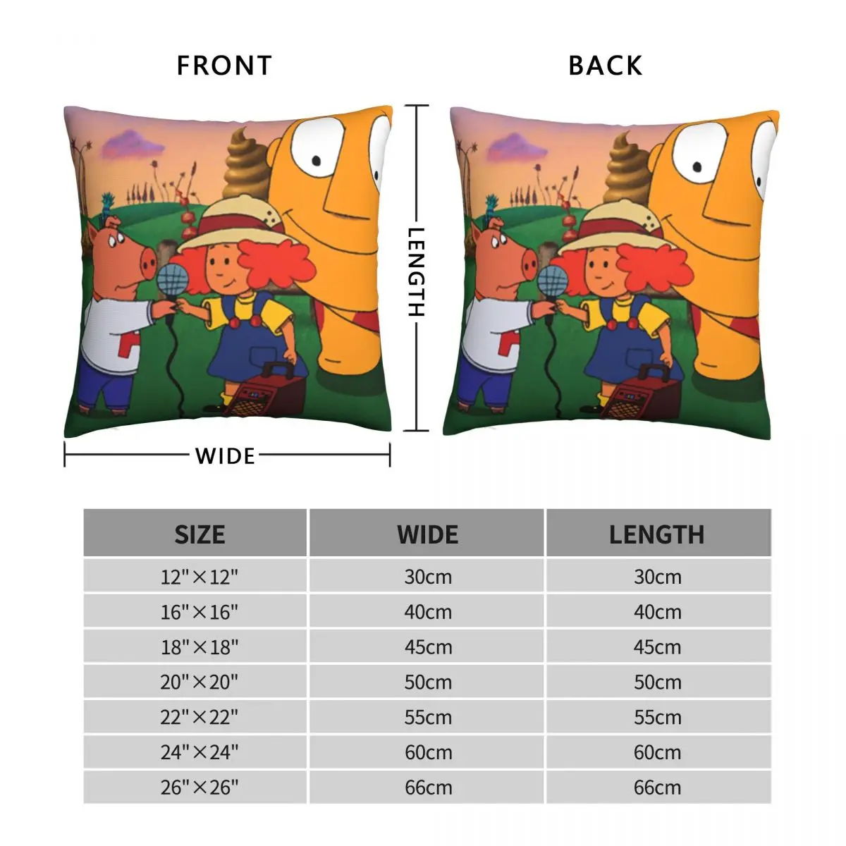 Плюшевая декоративная наволочка для постельного белья на молнии