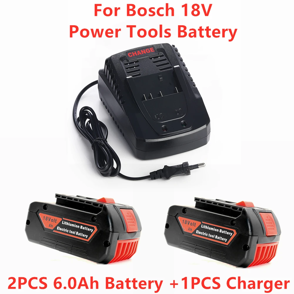 

6.0Ah/8.0ah/10.0Ah 18В литий-ионный аккумулятор для Bosch BAT609 BAT610G BAT618G BAT619 BAT621 BAT620, беспроводные электроинструменты, светодиодный индикатор