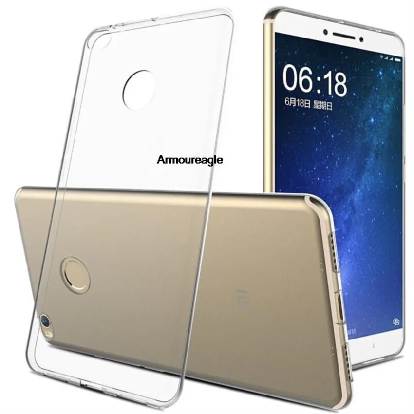 Мягкий чехол из ТПУ для xiaomi mi max 3 прозрачный силиконовый телефона 2
